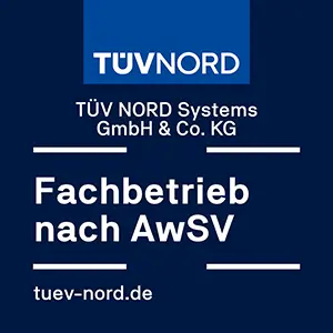Pruefzeichen Fachbetrieb nach AwSV TUEV